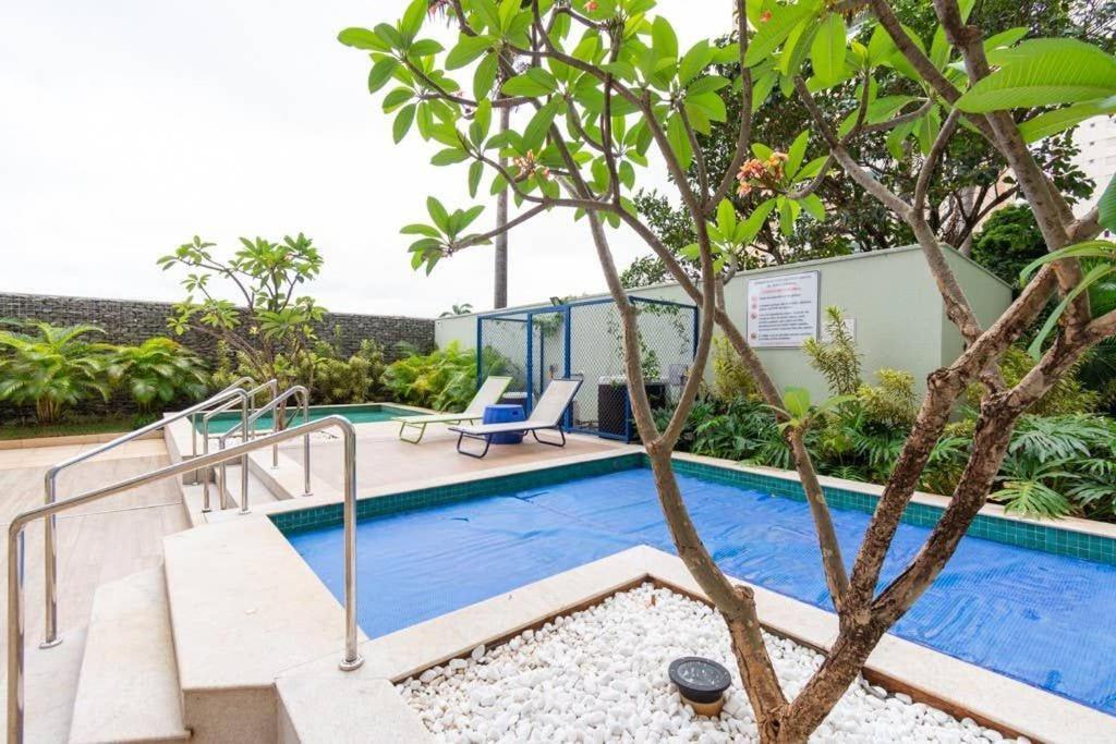 Confortável duplex de 1 quarto no Edifício The Expression - Setor Bueno - TDH116 Goiânia Exterior foto