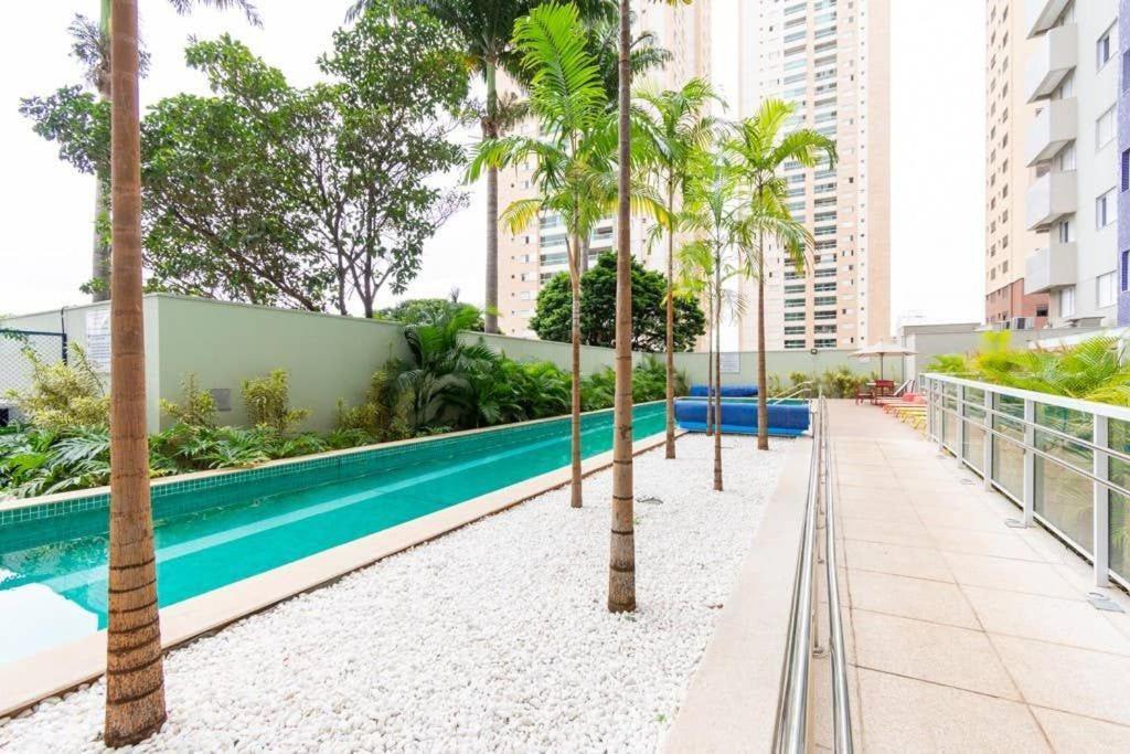 Confortável duplex de 1 quarto no Edifício The Expression - Setor Bueno - TDH116 Goiânia Exterior foto